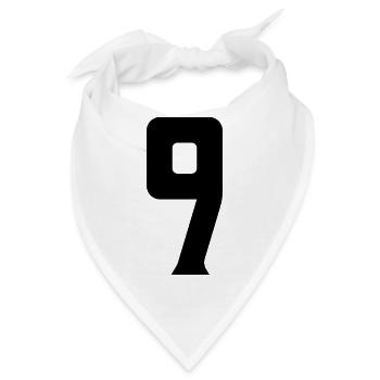 9 - Bandana - Weiß - Vorne