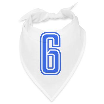 6 - Bandana - Weiß - Vorne