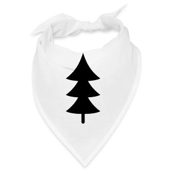 Tanne - Bandana - Weiß - Vorne