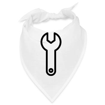 DIY-Schlüssel - Bandana - Weiß - Vorne