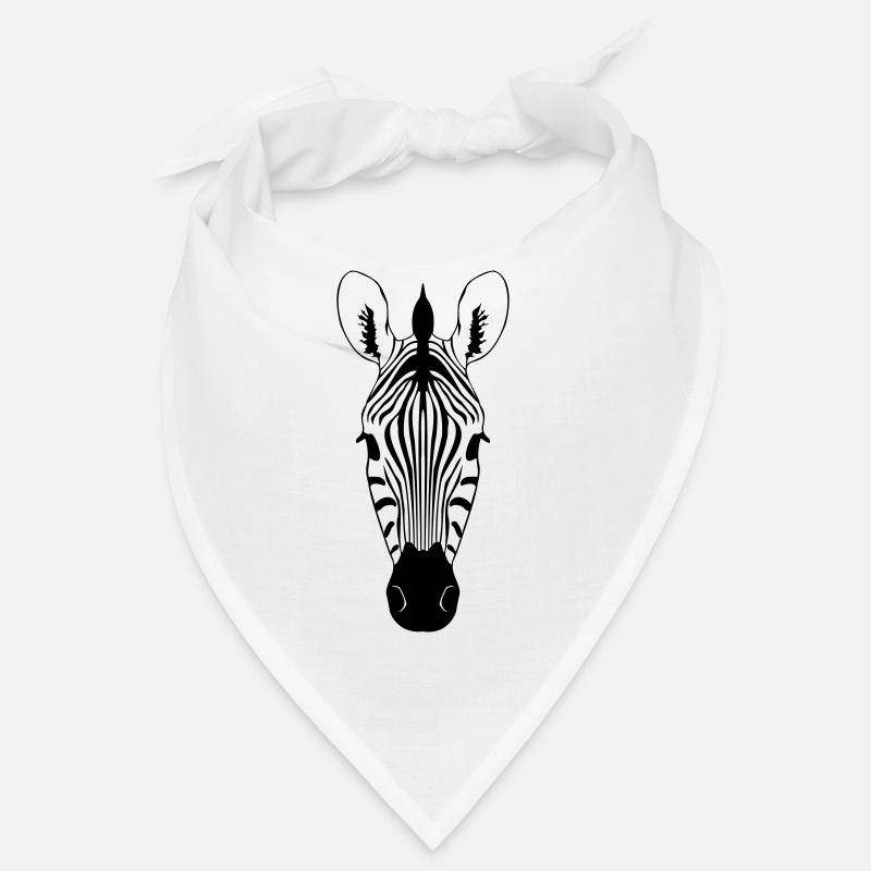 Zebra Illustration Bandana