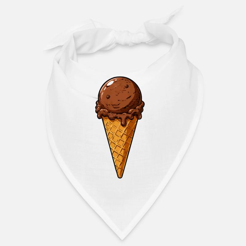 Schokoladen Eis Kugel Bandana