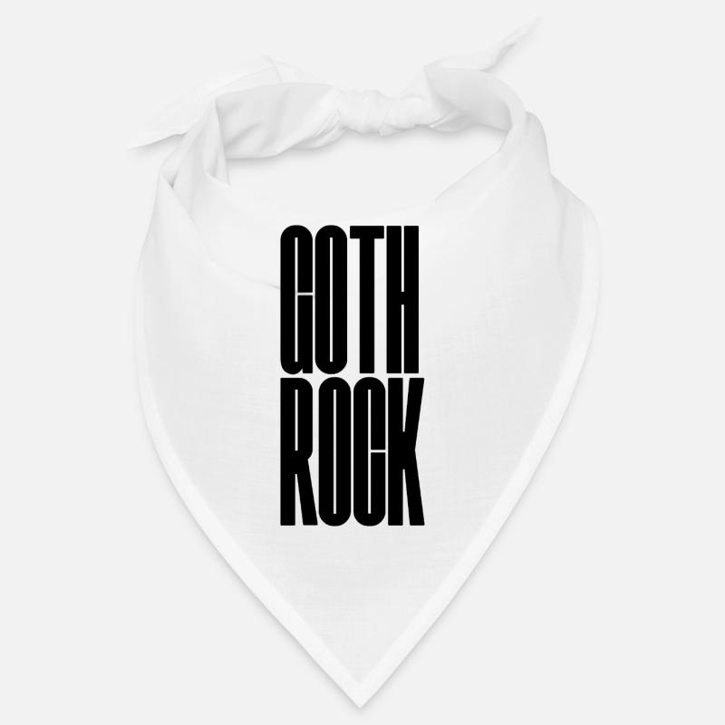 Goth Rock design de logo typographique audacieuse Bandana
