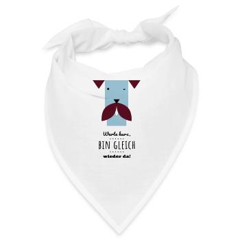 Ronja-gleich-wieder-da - Bandana - Weiß - Vorne