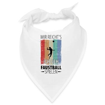 Faustball Faustballer Faustballspieler - Bandana - Weiß - Vorne