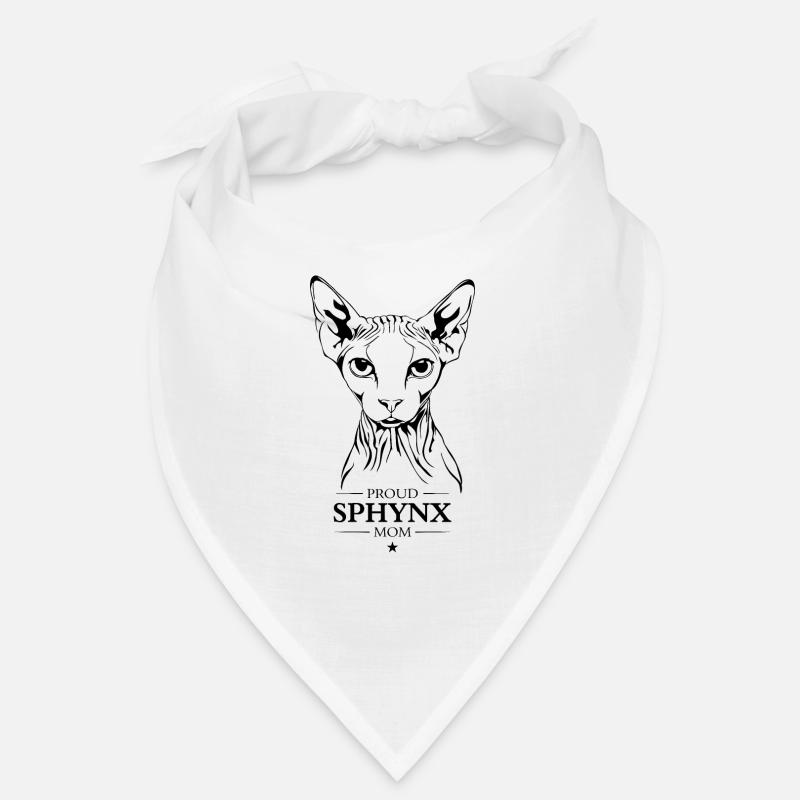 Sphynx Mom Cat Cats Wilsigns Bandana