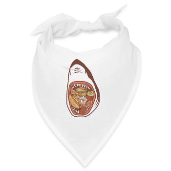Hai Fast Food - Bandana - Weiß - Vorne