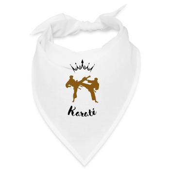 Karatekampf - Bandana - Weiß - Vorne