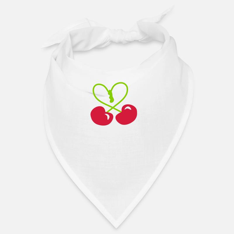 Rockabilly Cherry Heart Symbol patjila 2014 Bandana