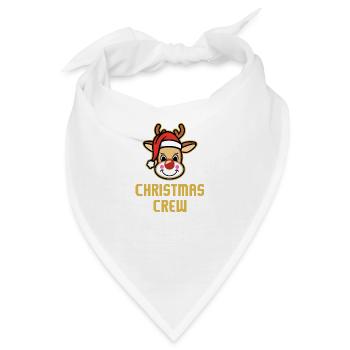 Christmas Crew - Bandana - Weiß - Vorne