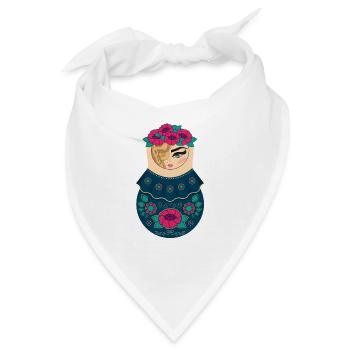 Matroschka Edita - Bandana - Weiß - Vorne