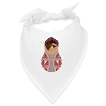Matroschka Mara - Bandana - Weiß - Vorne