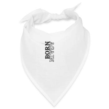 Christliches Design Born Again - Bandana - Weiß - Vorne