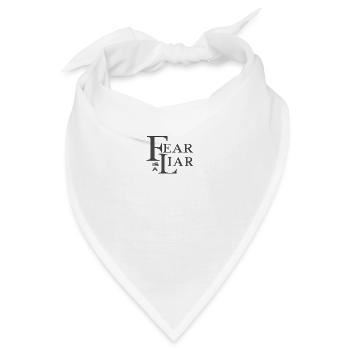 Christliche Designangst ist ein Lügner - Bandana - Weiß - Vorne