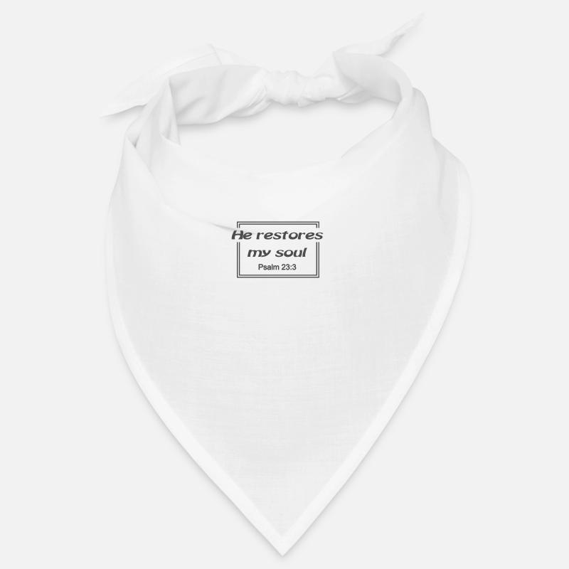 Le dessein chrétien restaure mon âme Psaume 23 Bandana
