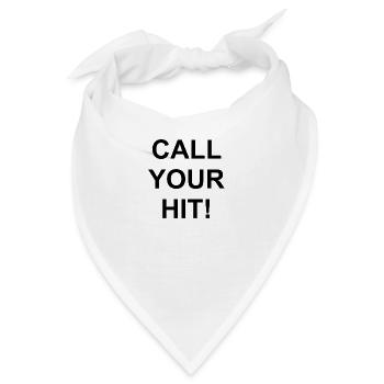 Call Your Hit - Bandana - Weiß - Vorne