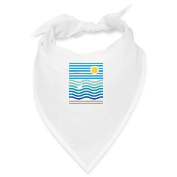 Shark - Bandana - Weiß - Vorne