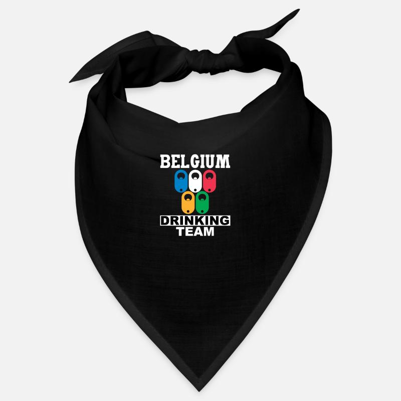 Belgium Drinking Team Funny Drinking Beer Lover Bandana