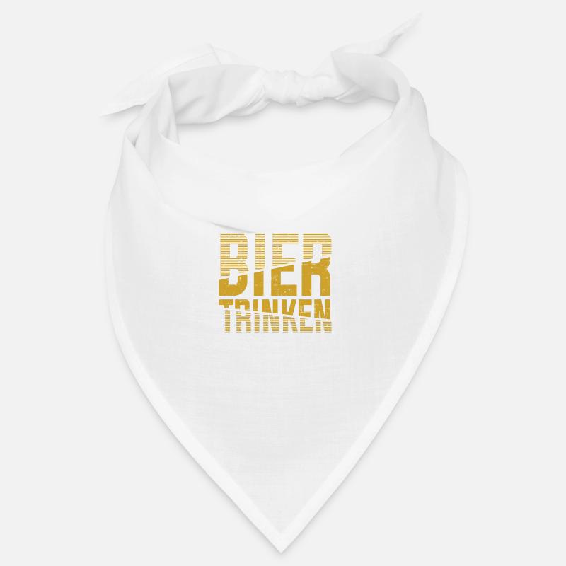 Ich muss kein Bier trinken Das mach ich freiwillig Bandana