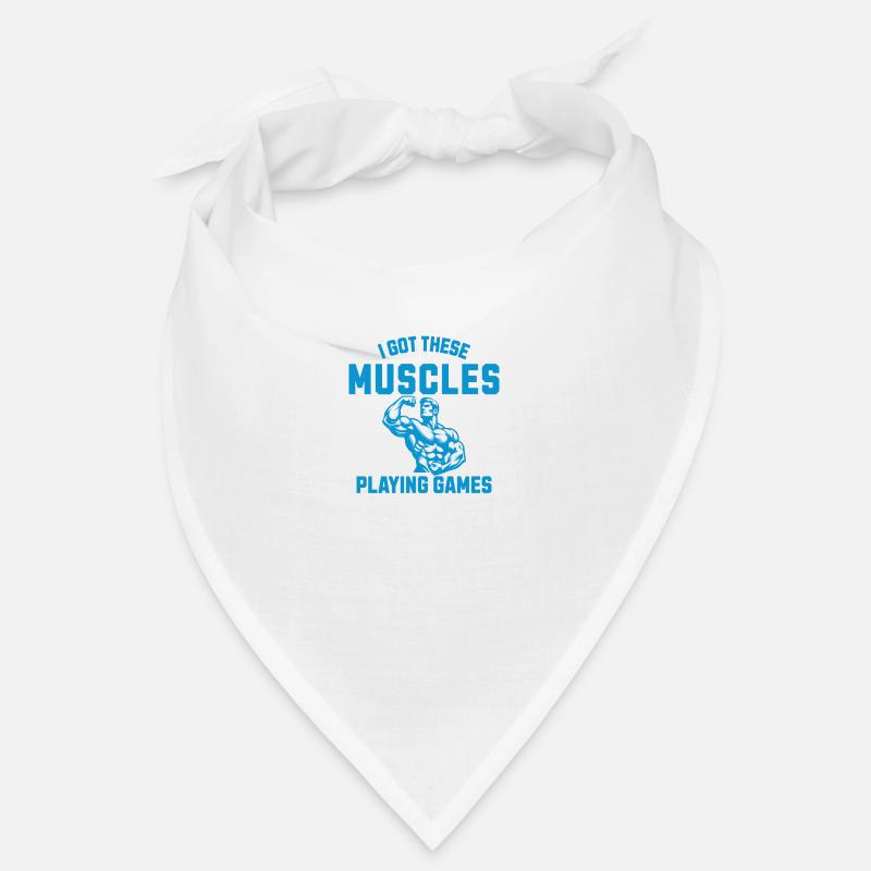 Programmer I Got These Muscles Playing Games Bandana