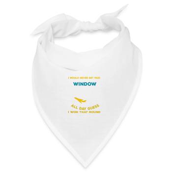 Air -Verkehr Controller Lustiges Angebot sagt ATC - Bandana - Weiß - Vorne