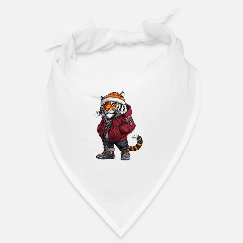 Tiger Funny Winter Bandana