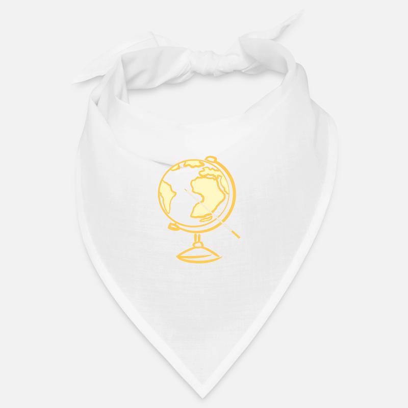 Globe. Geography. Teacher Bandana