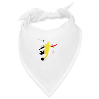 Belgien Weltmeisterschaft Fussball - Bandana - Weiß - Vorne