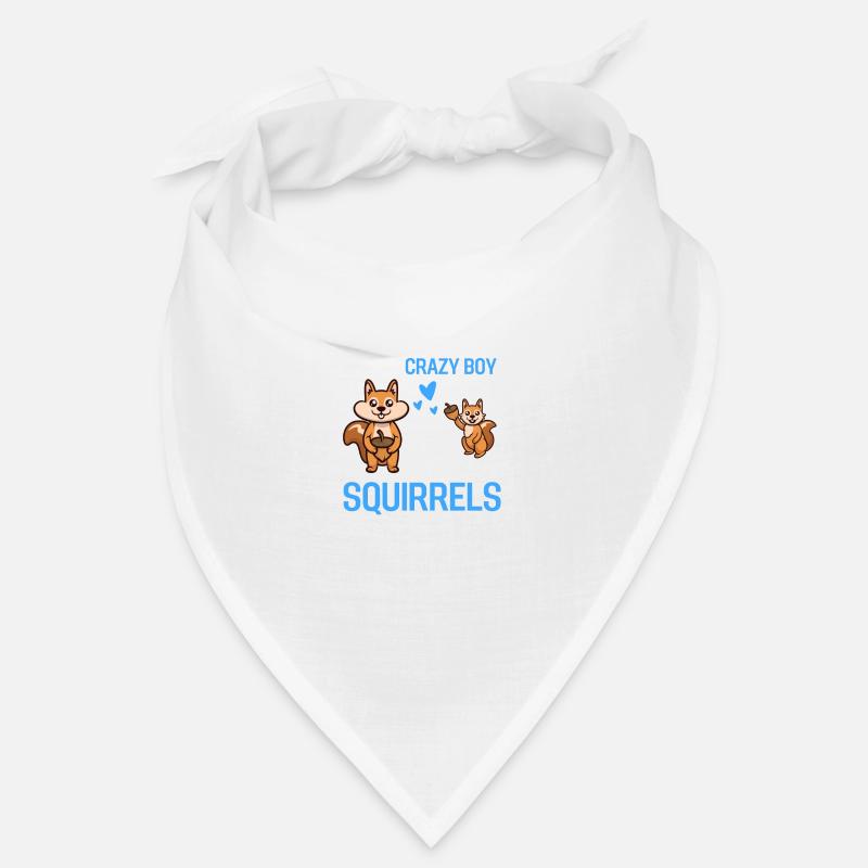 Just a crazy boy gift squirrel Bandana