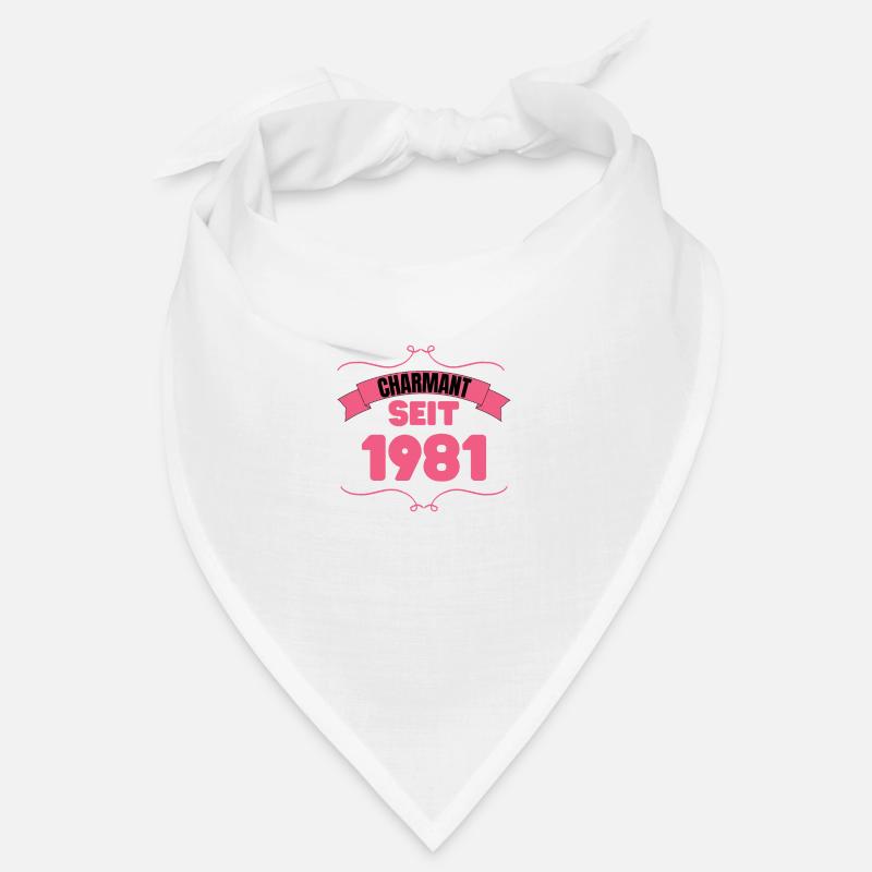 Charmant seit 1980 Geburtstagsfeier 43. Geburtstag Bandana
