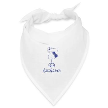 Cuxhaven Moewe - Bandana - Weiß - Vorne