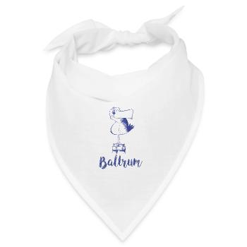 Baltrum Moewe - Bandana - Weiß - Vorne