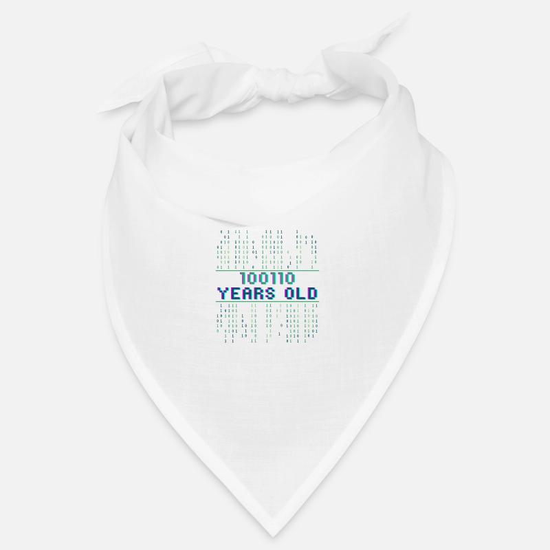 38. Geburtstag 38 Jahre alt Binärcode Coder Bandana