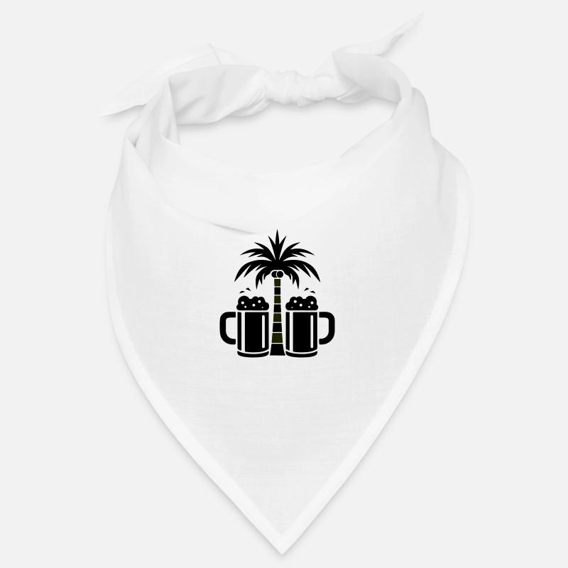 Bier Palmen Strand Bandana