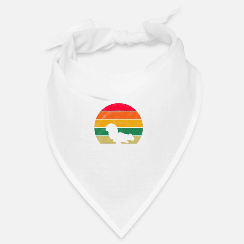 Nature Animal Rodent Gift Retro Squirrel Bandana