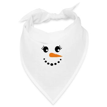 Schneemann - Bandana - Weiß - Vorne