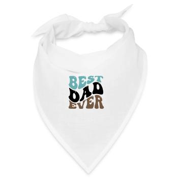BESTER VATI ALLER ZEITEN PAPI MOTIV SHIRT GESCHENK - Bandana - Weiß - Vorne