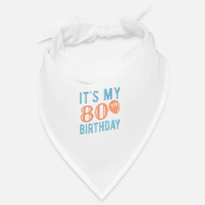 80e anniversaire 80 ans Bandana
