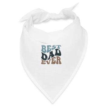 BESTER PAPA ALLER ZEITEN PAPI MOTIV SHIRT GESCHENK - Bandana - Weiß - Vorne