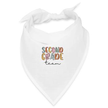 Team Second Grade Tribe Second Grade Teacher - Bandana - Weiß - Vorne