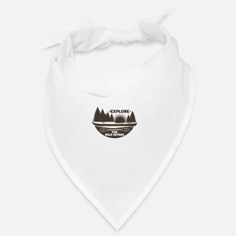 KAYAK PADDLE RAME CANOË RAFTING BATEAU DISANT MOTIF Bandana