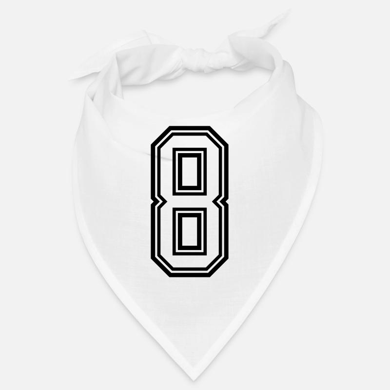 8 Zahl symbol Bandana