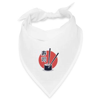 Food Japan Logo - Bandana - Weiß - Vorne