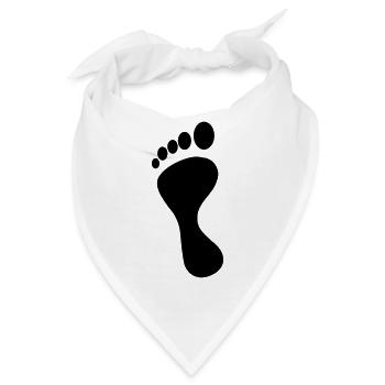 abdruck - Bandana - Weiß - Vorne