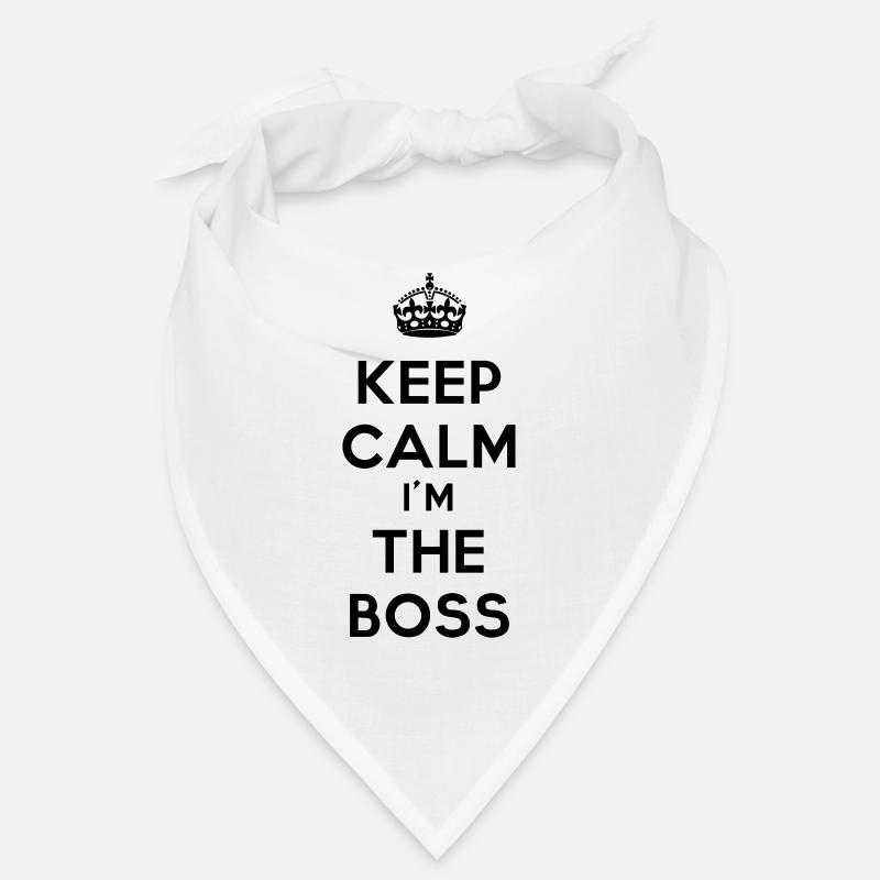 keep calm I'm the boss Bandana