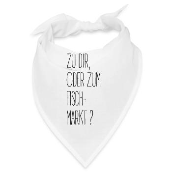 Hamburg Shirt Fichmarkt? - Bandana - Weiß - Vorne
