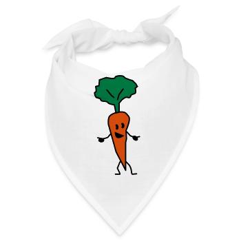 carrot - Bandana - Weiß - Vorne