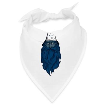 Zauberer - Bandana - Weiß - Vorne