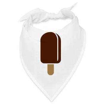 Eis - Bandana - Weiß - Vorne