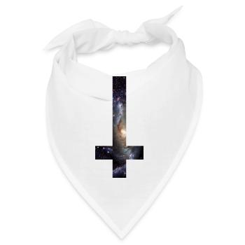 Kreuz - Bandana - Weiß - Vorne